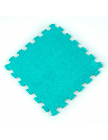 Підлога-пазл плюшевий 30х30х1см М'ятний SW-00002088
