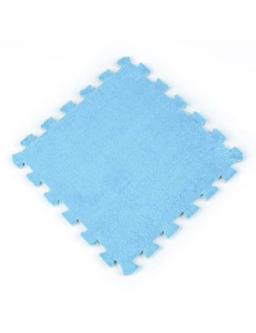 Підлога-пазл плюшевий 30х30х1см Блакитний (D) SW-00002090