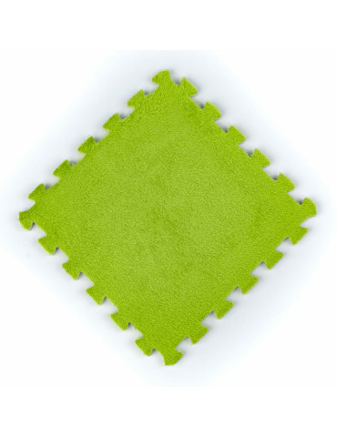 Підлога-пазл плюшевий 30х30х1см Салатовий (D) SW-00002094