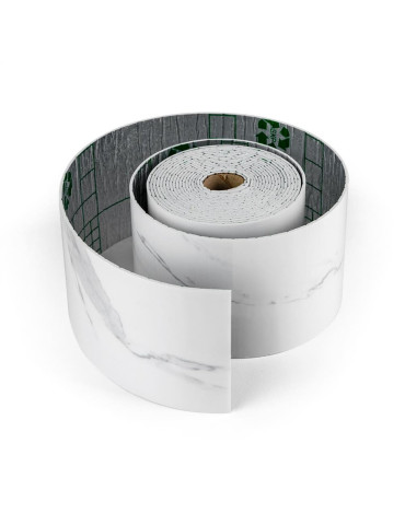 Плінтус вініловий самоклеючий 5000х100х2мм Глянцсовий (D) SW-00002117