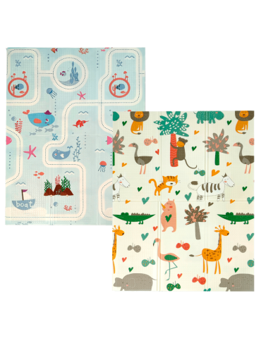 Розвиваючий термокилимок дитячий "Африка | Океан" 200х150х1см (247) SW-00000165