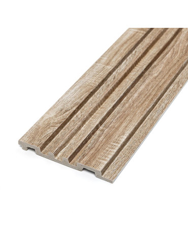 Рейка декоративна PS 2900х120х12мм Дуб SW-00002136