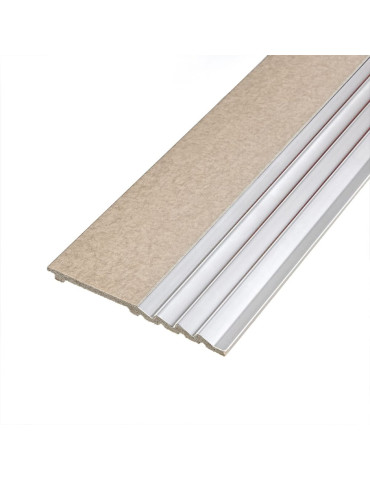 Рейка декоративна PS 2900х160х11мм Бежева зі сріблом SW-00002150-