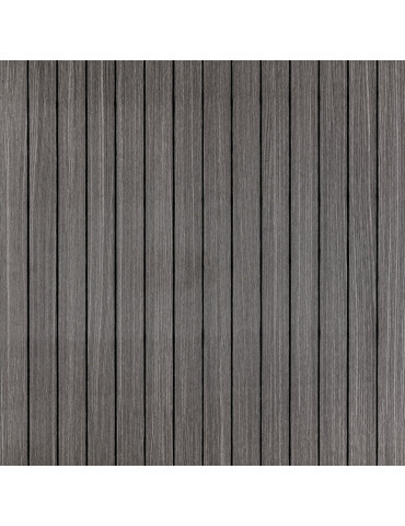 Покриття вінілове самоклеюче 3D рейки 600х600х2,8мм Металевий попіл SW-00002196