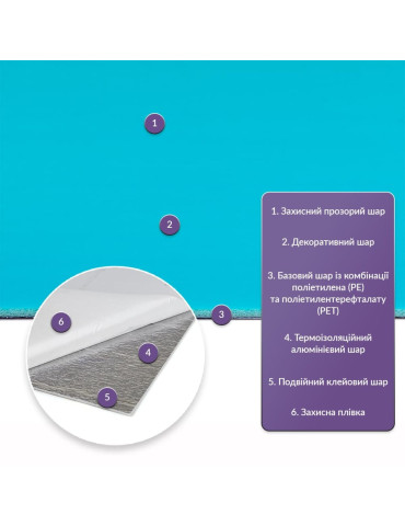 Самоклеюча стінова PET плитка 900х400х2мм SW-00002250