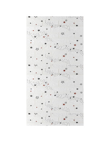 Панель стінова в рулоні 3D 700мм*3,08м*3мм зірки (D) SW-00002265