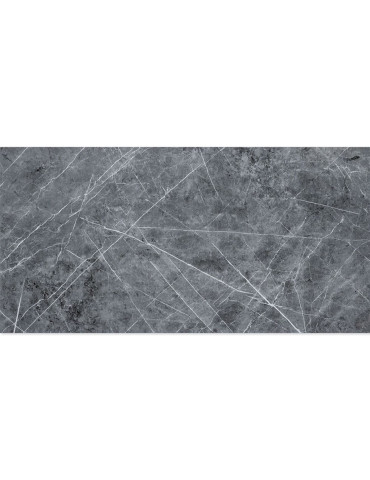 Декоративна плита ПВХ 0,6м х 1,2м х 3мм Сірий натуральний мармур SW-00002270