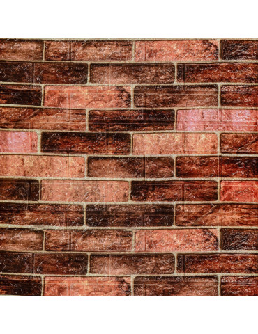 R179-2-3 Панель стінова у рулоні 3D 700мм*3,08м*2мм BROWN (цегла) (D) SW-00002537