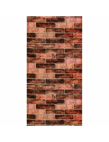 R179-2-3 Панель стінова у рулоні 3D 700мм*3,08м*2мм BROWN (цегла) (D) SW-00002537
