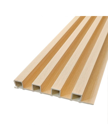 Рейка декоративна WPC для стін 3000х160х23мм Світле дерево SW-00002572-