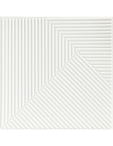 Самоклеюча декоративна 3D панель Бамбук Білий 500х500х5мм SW-00002877