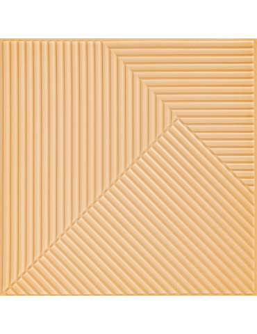 Самоклеюча декоративна 3D панель Бамбук Жовто-пісочний 500х500х5мм SW-00002879