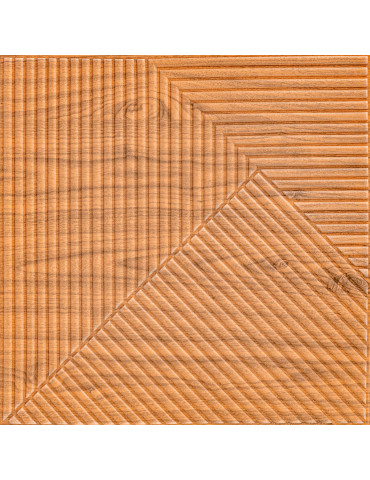 Самоклеюча декоративна 3D панель Бамбук Дерево Золото 500х500х5мм SW-00002885