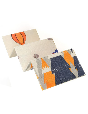 Дитячий складний термокилимок 117см х 177см х 8мм Повітряні кульки - Ведмедики (301) SW-00003031