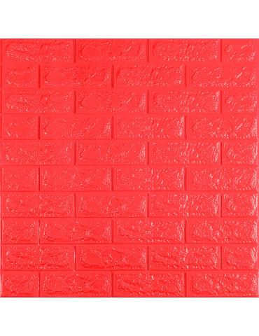 3D панель самоклеюча 700х770х7мм цегла Червона (008-7) SW-00000054