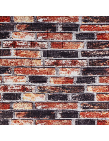 Декоративна 3D панель 700х770х5мм Сіро-синя Катеринославська цегла (048) SW-00000027