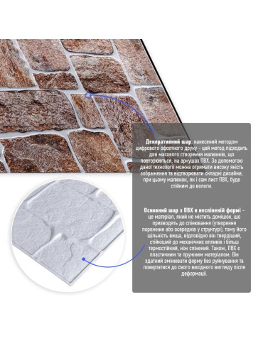 Декоративна ПВХ панель 960х480х4мм SW-00000581
