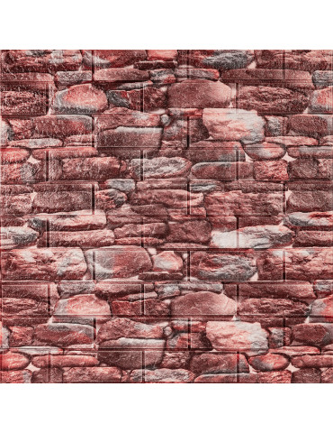 Самоклеюча декоративна 3D панелі 700х770х5мм Матовий камінь (060M) SW-00000635