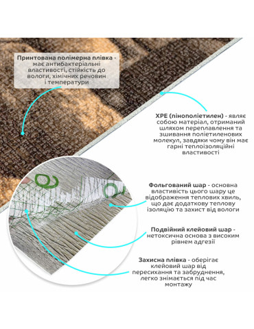 Самоклеючі шпалери 2800х450х1,5мм Жовтий мармур SW-00000728