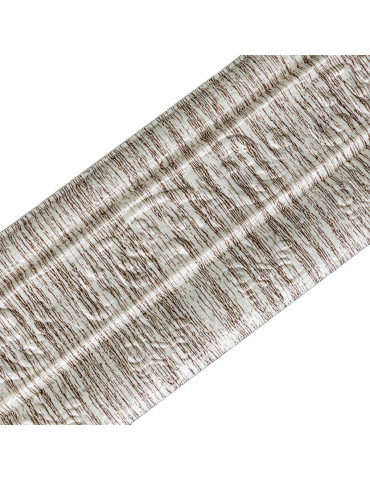 Гнучкий самоклеючий плінтус 2350х80х7мм Срібне дерево SW-00000756